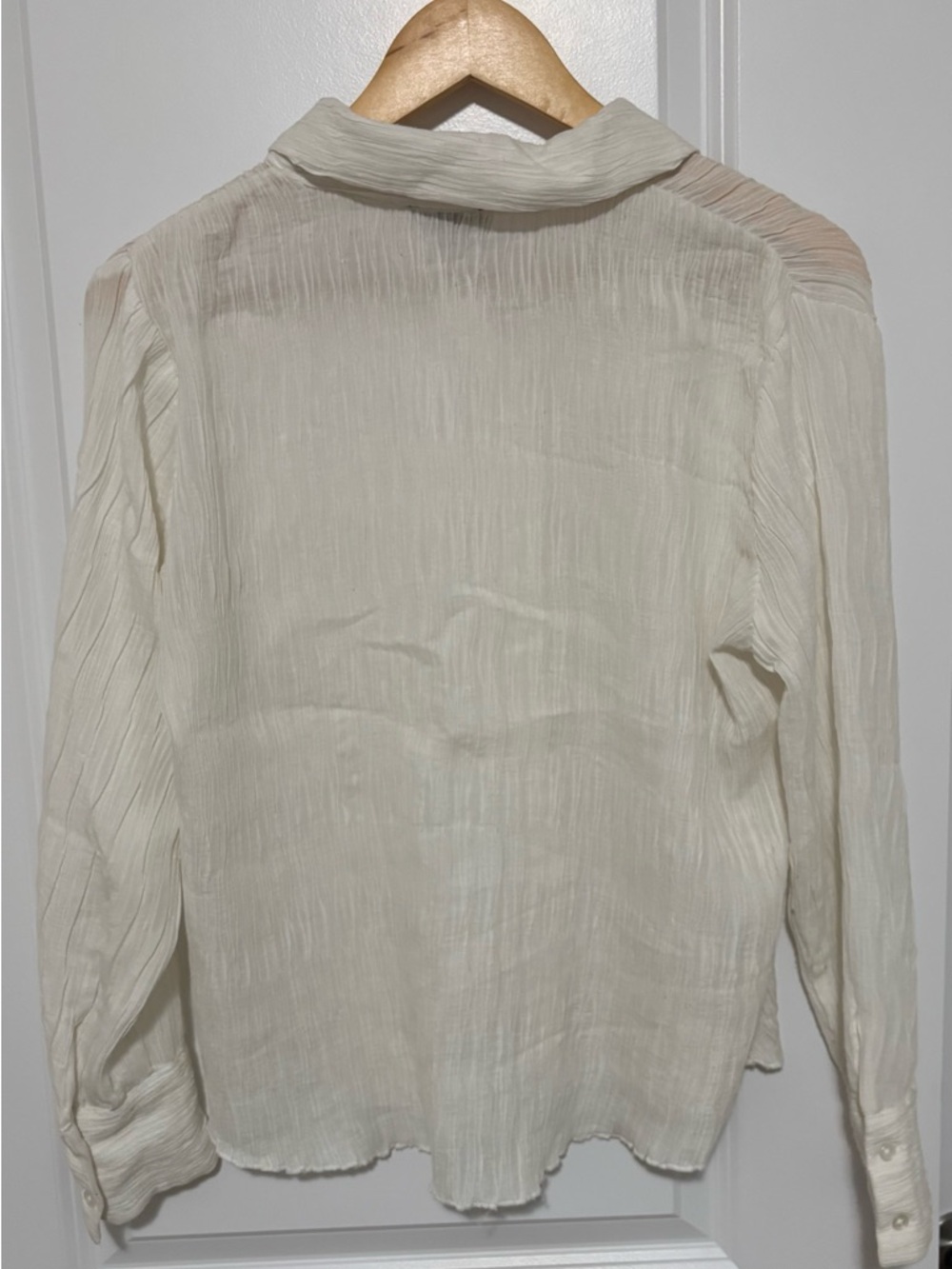 Dynamite Cream Button-Up Shirt - Picture 3 of 5